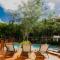 Tulum private jungle cool pool at Dk Tulum DK 500 mbps Wi-Fi 3 Bikes King Bed - 图卢姆