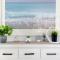 Reflections on the lake with resort access