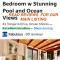 Tranquil Family Oceanview Pool Oasis Sleeps 6