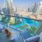 GRANDE RESIDENCES with a direct Burj Khalifa view and Private Fountain Show at 42nd floor with DXB AIRPORT VIP Shuttle