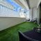 Viaduct apartment with a balcony
