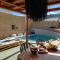 Luxury Santorini Villa Potamos Luxury House 2 Bedrooms Private Heated Pool Serene Location Episkopi