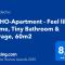 BOHO-Apartment - Feel like Home, Tiny Bathroom & Garage, 60m2