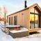 Eco houses with a hot tub and sauna