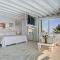 Exquisite Mykonos Villa Villa Cielo 2 Bedroom Private Pool And Outdoor Jacuzzi Panoramic Sea And Sunset View Gym Helipad Tennis Court ,