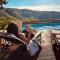 Romantic Tuscan Barn with Pool Views Private Terrace Sleeps 2 to 6, Lamole Greve in Chianti