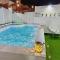 Big Villa Puerto Rico streetfront with private saltwater jacuzzi pool, BBQ, kitchen & 3 terraces near shopping center