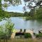 Lakefront and Trailside Escape with Private Dock and Deck