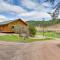 Hill City Log Cabin with On-Site Trout Fishing!
