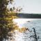Stylish lake home with private beach, dock and firepit for swimming, kayaking, hiking