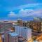 Cozy HighRise 23th Flr,Gym,Parking,Pool,W-D,Golf