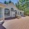 Spacious Lakefront New Auburn Home with Sunroom Spacious Lakefront New Auburn Home with Sunroom