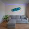 Moderne Designer-Maisonette 2 Schlafzimmer eigene Terrasse mit Grilltisch und Fitnessbereich