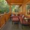 Family indoor pool cabin theater room