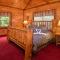 Family indoor pool cabin theater room