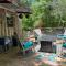 Hobbit Treehouse with waterfall on the Brazos River! 350 acres! Tubing! Petting zoo!