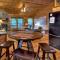 Bearfoot Ridge Wood-burning fireplace cozy hot tub serene views