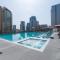 VOGUE MAG318 Business Bay - Downtown Dubai - walkable to Burj Khalifa and The Dubai Mall and Pool View with balcony