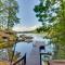Lakefront Six Mile Vacation Rental with Dock