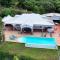 Villa Enchantée avec Vue sur mer et Piscine au Carbet