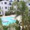 Paphos blue tasteful apartment Complex pool view