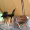 Beautiful safari tent in Twijzel with terrace