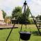 Beautiful safari tent in Twijzel with terrace
