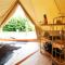 Beautiful safari tent in Twijzel with terrace