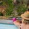 Nomads Den Private Villa with Heated Pool on Hoedspruit Wildlife Estate Riverbed
