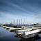 Modern houseboat in Offingawier with terrace