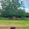 Hopgarden Glamping and camping - Luxury furnished Bell tents & Shepherd huts plus camp field to pitch your own tents