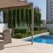 Luxury villa with pool near beaches and harbor