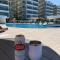 apartamento de frente para o mar com linda area de lazer