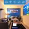 Spacious 1 Bedroom Apartment By Green Haven Escapes Short Lets & Serviced Accommodation Bradford With 4K Cinema Experience