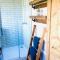 Deer Den timber clad cabin with hot tub, up private lane