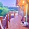 Deer Den timber clad cabin with hot tub, up private lane