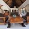 Beautiful Beach Villa Nujum with staff.