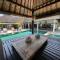 Beautiful Beach Villa Nujum with staff.