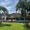 Beautiful Beach Villa Nujum with staff.