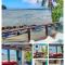 bungalow vue lagon 180 degré, la maison bleue