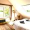 Deer Den timber clad cabin with hot tub, up private lane
