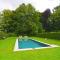 Gite with swimming pool situated in wonderful castle grounds in Gesves