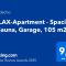 RELAX-Apartment - Sauna & Spacious, Garage, 105 m2