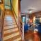 Modern Log House First Level Primary