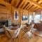 Chalet Luxe spacieux, Piscine chauffée, vue lac et montagnes, proximité immédiate pistes