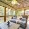 Deck and Mtn Views Riverfront Cullowhee Home