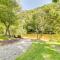 Deck and Mtn Views Riverfront Cullowhee Home