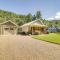 Deck and Mtn Views Riverfront Cullowhee Home