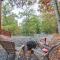 Fire Pit and Gas Grill Charming Poconos Abode!