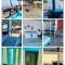 bungalow vue lagon 180 degré, la maison bleue